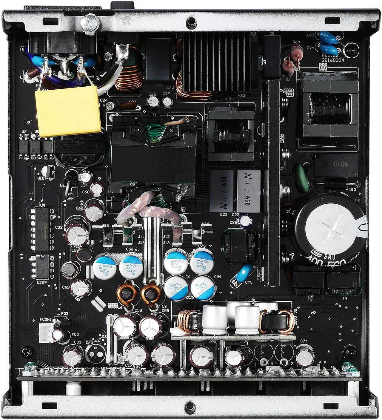 Alt view image 7 of 12 - BitFenix Whisper M 80 Plus Gold Full Modular 550W PSU, BWG550M