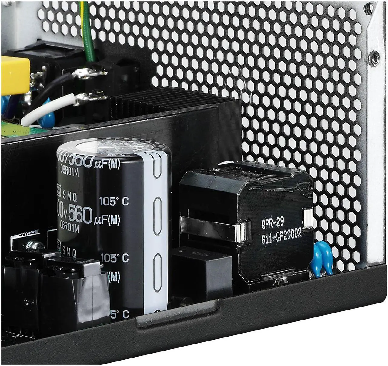 Alt view image 9 of 12 - BitFenix Whisper M 80 Plus Gold Full Modular 550W PSU, BWG550M