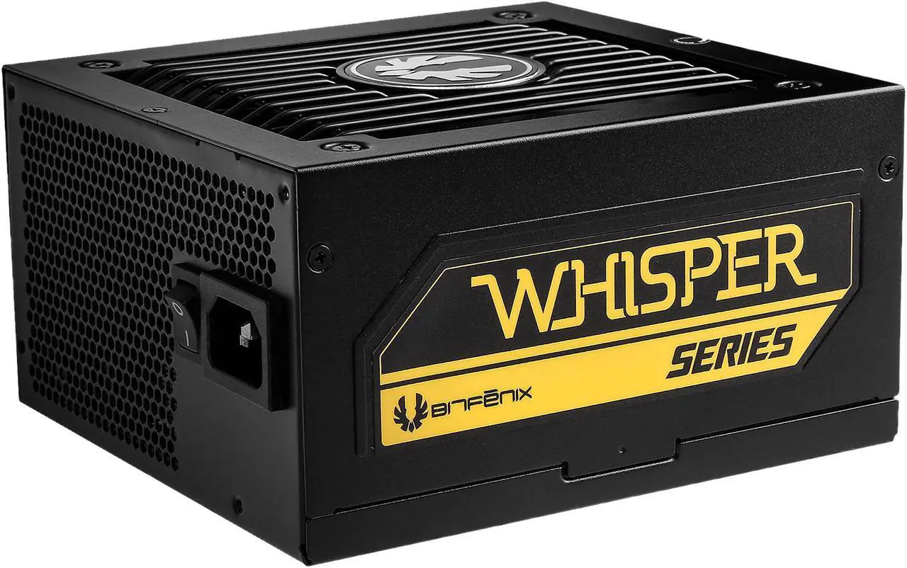 Alt view image 2 of 12 - BitFenix Whisper M 80 Plus Gold Full Modular 550W PSU, BWG550M