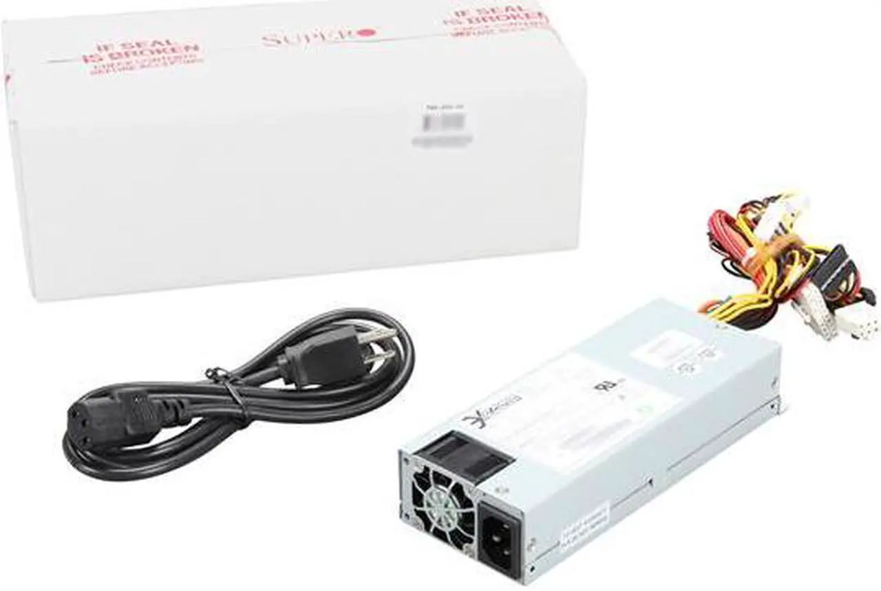 Alt view image 6 of 6 - SuperMicro PWS-202-1H 20Pin 200W 1U Multi-output Server Power Supply