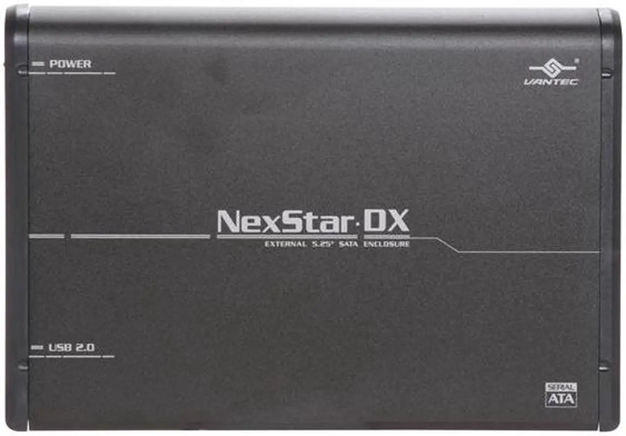 Alt view image 3 of 6 - Vantec NexStar DX 5.25" SATA to USB 2.0 External Optical Drive Enclosure  - Model NST-530S2