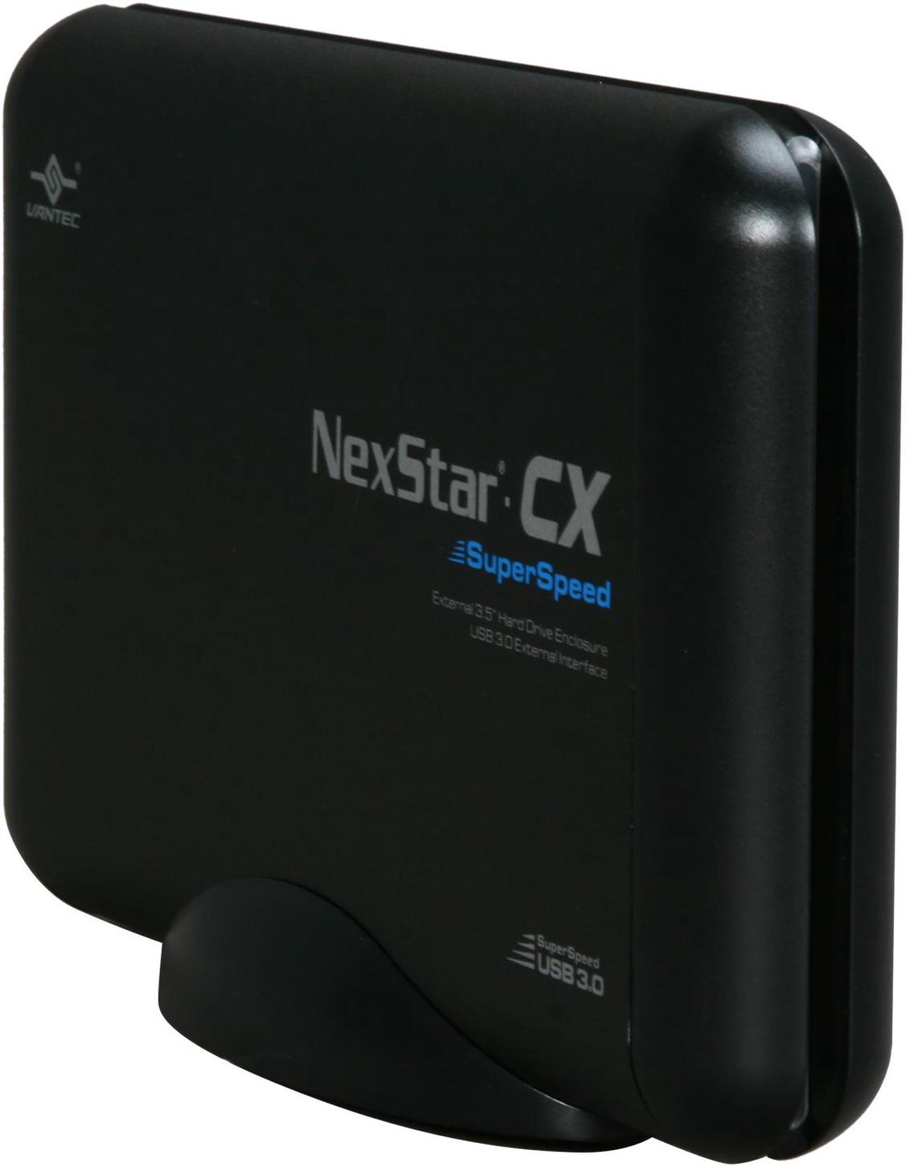 Vantec NexStar CX SuperSpeed 3.5" SATA to USB 3.0 External Hard Drive Enclosure - Model NST-310S3-BK