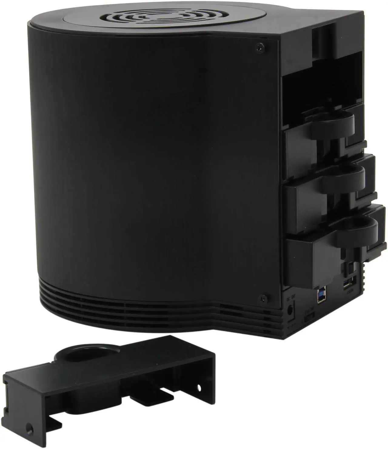 Alt view image 6 of 6 - VANTEC NexStar HX4 NST-640SU3-BK Aluminum / Plastic 3.5" Black SATA I/II/III USB 3.0 & eSATA Quad Bay HDD Enclosure