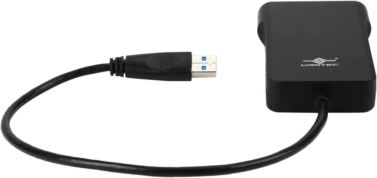Alt view image 5 of 6 - VANTEC DSH-M100U3 USB 3.0 Universal Mini Docking Station Adapter with HDMI/DVI DisplayLink Certified