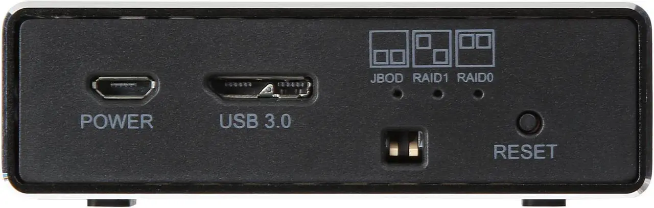 Alt view image 5 of 7 - VANTEC NST-272S3-BK NexStar GX USB 3.0 Dual 2.5" SATA SSD/HDD RAID Enclosure