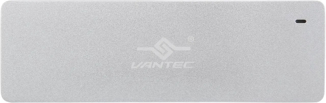 Alt view image 3 of 5 - VANTEC NexStar SX NST-203C3-SV Silver M.2 SATA SSD to USB 3.1 Gen 2 Type C Enclosure