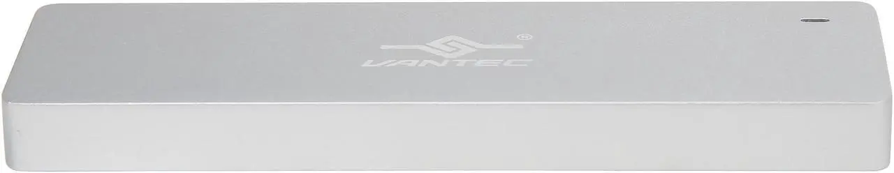 Alt view image 5 of 5 - VANTEC NexStar SX NST-203C3-SV Silver M.2 SATA SSD to USB 3.1 Gen 2 Type C Enclosure