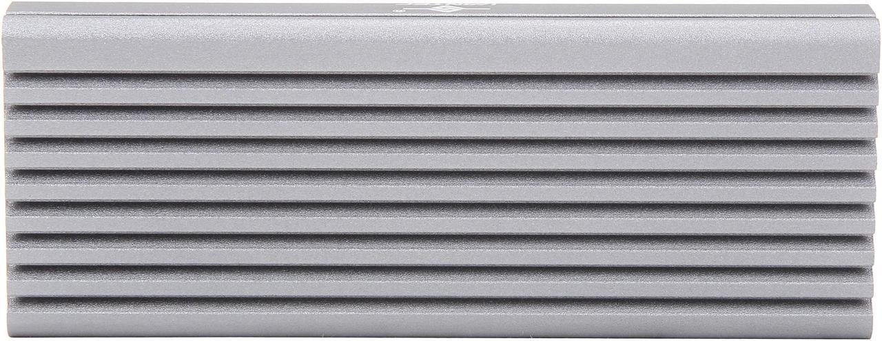Alt view image 7 of 7 - VANTEC NST-205C3-SG Silver M.2 NVMe SSD to USB 3.1 Gen 2 Type-C Enclosure