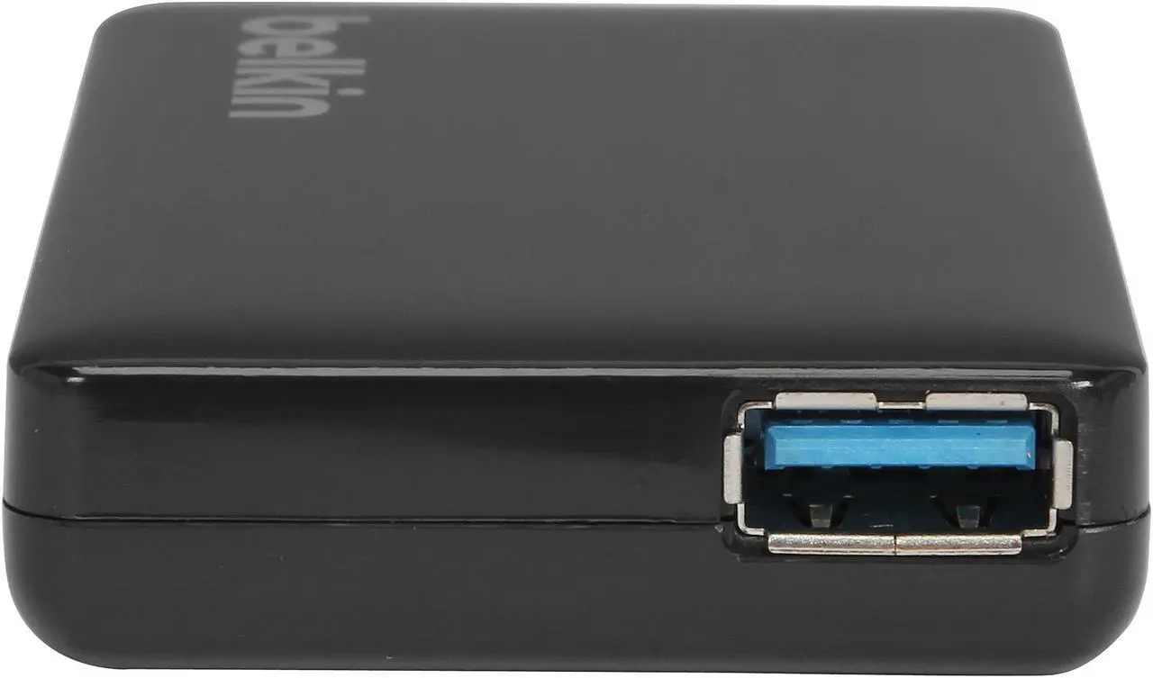 Alt view image 6 of 6 - Belkin F4U081 USB 3.0 4-Port SuperSpeed Hub
