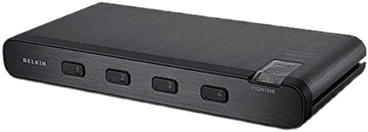 Main image of Belkin F1DN104B-3 - Advanced Secure DVI-I KVM Switch; 4-Port, PP3.0
