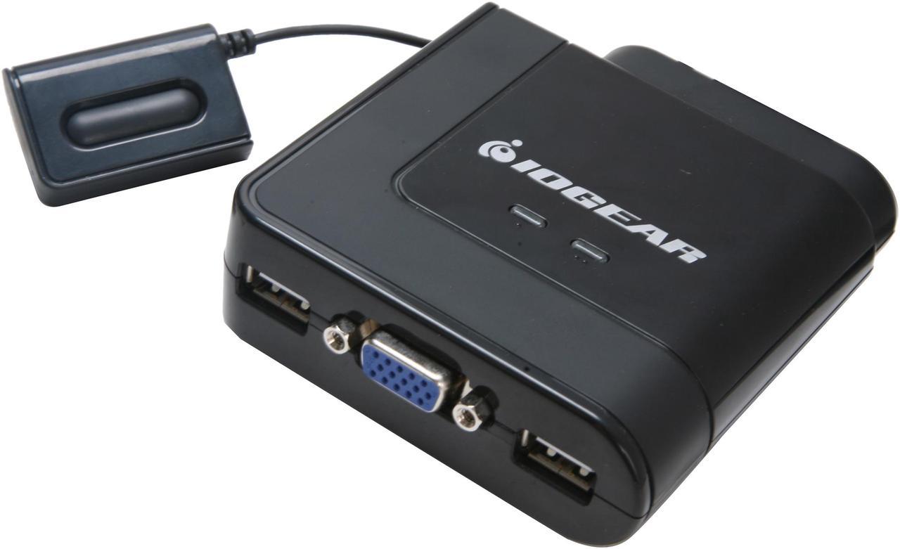 IOGEAR GCS72U 2-Port USB Cable KVM Switch with Audio