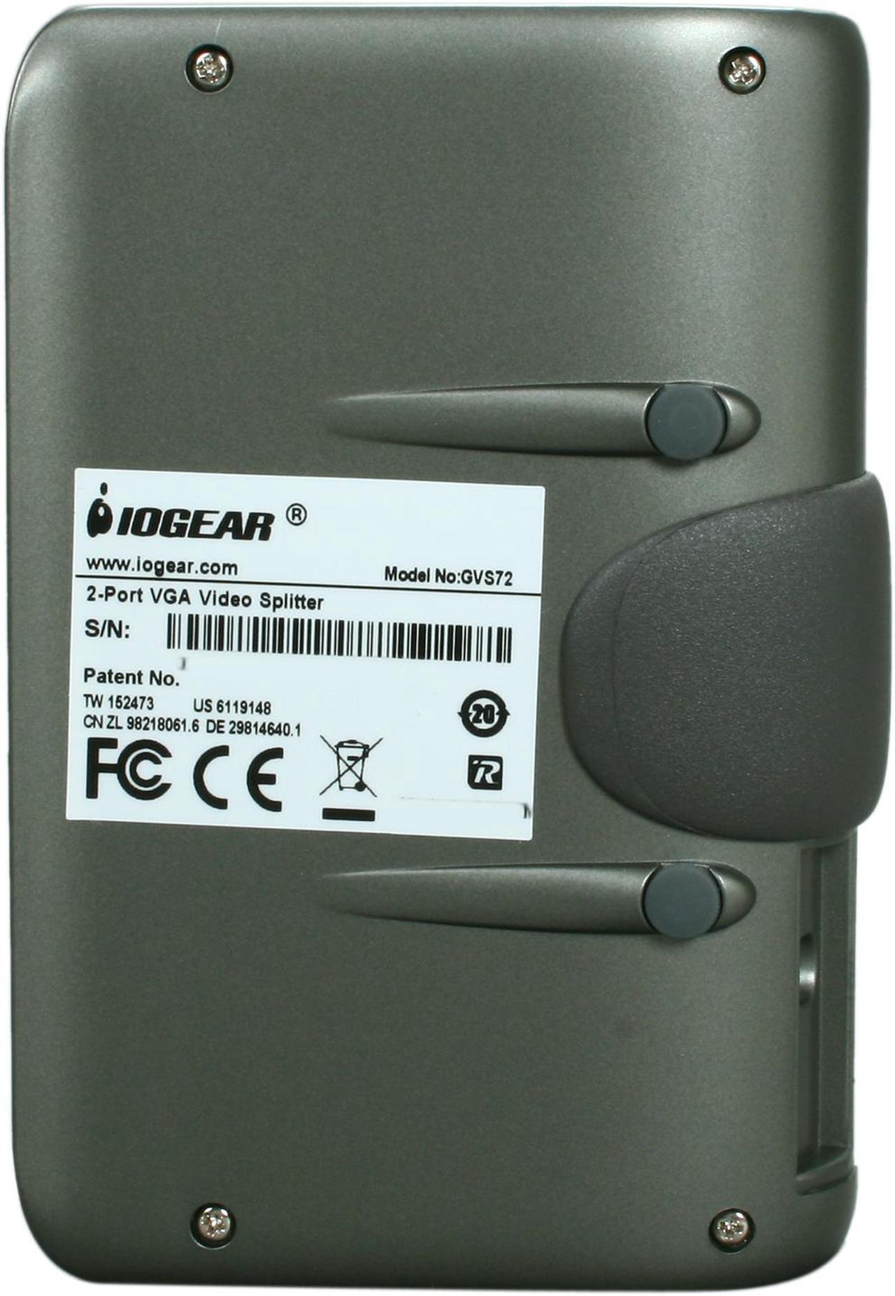 Alt view image 5 of 5 - IOGEAR GVS72 2-Port VGA Video Splitter