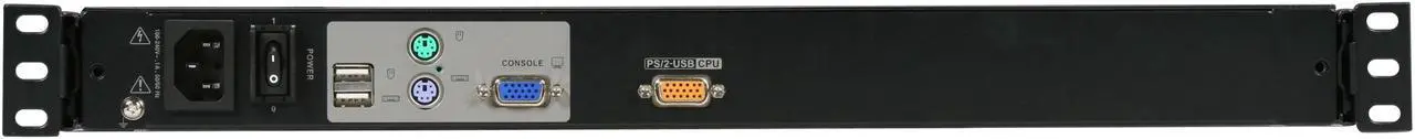 Alt view image 6 of 8 - IOGEAR GCL1800 17" LCD KVM Combo Console