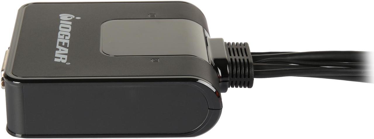 Alt view image 4 of 6 - IOGEAR GCS922DPKIT 2-Port DVI and DisplayPort Cable KVM Kit