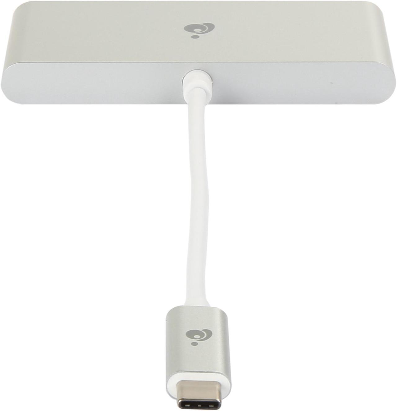 Alt view image 3 of 5 - IOGEAR GUH3C4PD USB-C to 4 Port USB-A Hub with Power Delivery Pass-Thru