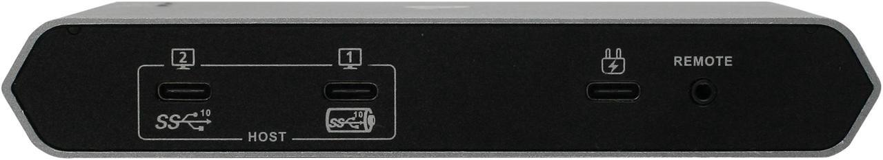 Alt view image 4 of 6 - IOGEAR GUS4C2 USB-C 2-Port Keyboard Mouse and Peripheral Switch with Power Delivery
