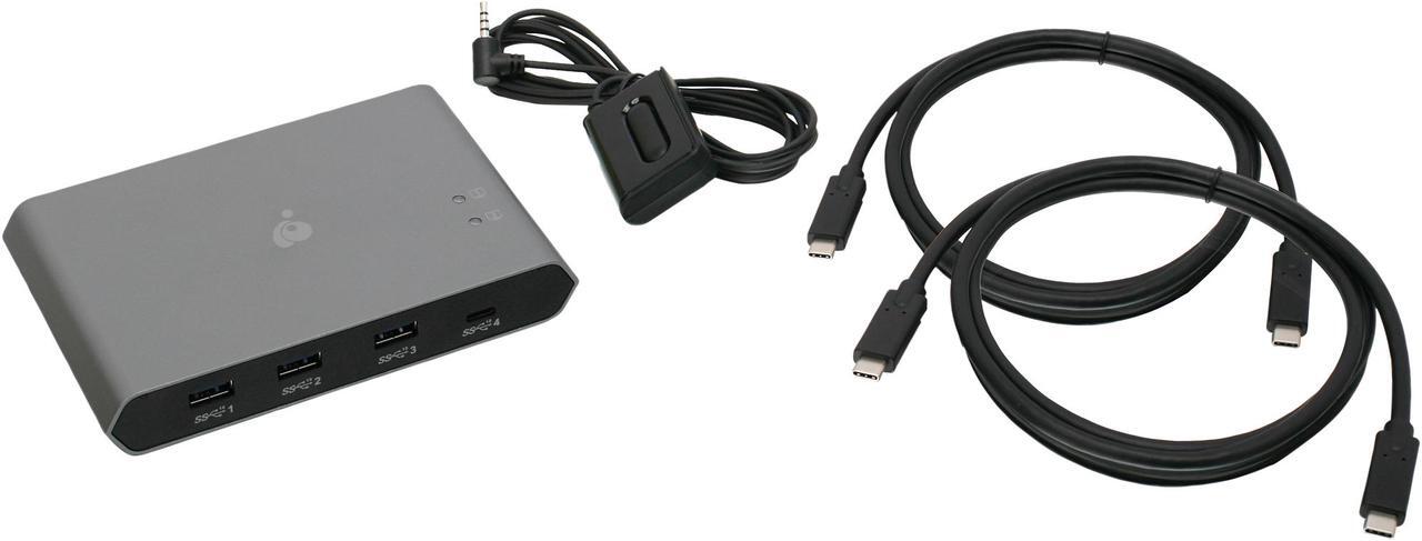 Alt view image 5 of 6 - IOGEAR GUS4C2 USB-C 2-Port Keyboard Mouse and Peripheral Switch with Power Delivery