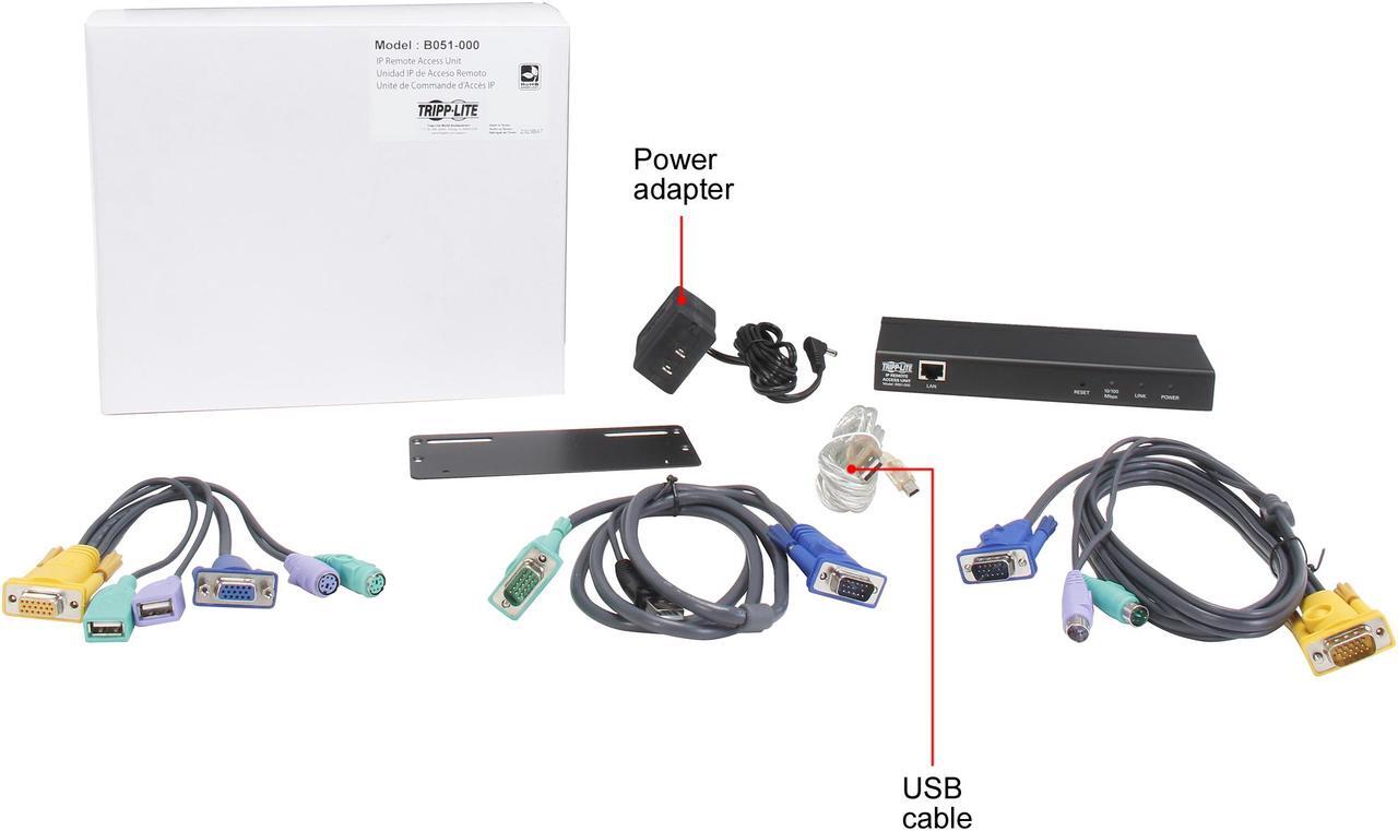 Alt view image 6 of 6 - TRIPP LITE B051-000 KVM Switch Accessories - IP Remote Access Unit ( KVM over IP )