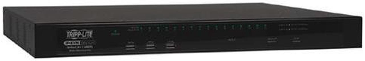 Main image of TRIPP LITE B064-016-04-IPG 16-Port Cat5 KVM Over IP Switch 4 IP + 1 Local User TAA / GSA