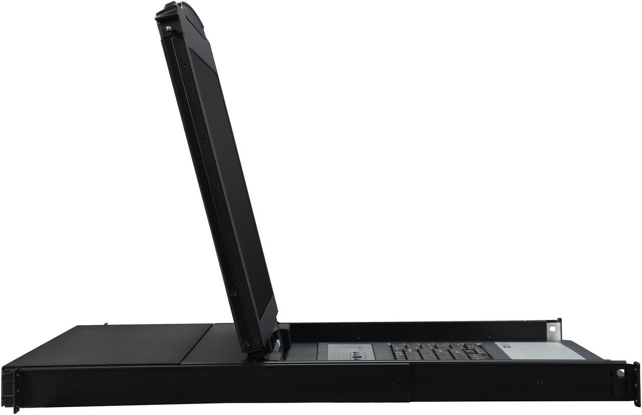 Alt view image 5 of 8 - Tripp Lite 16-Port 1U Rack-Mount Console KVM Switch with 19-in. LCD + 8 PS2/USB Combo Cables (B020-U16-19-K)