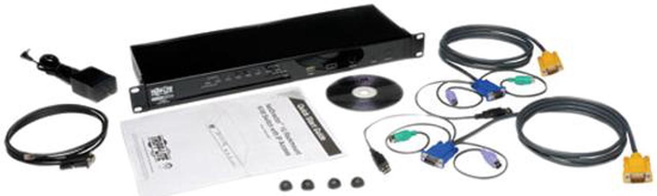 Alt view image 3 of 3 - Tripp Lite KVM Switch - 8-Port NetDirector 1U Rackmount IP KVM Switch
