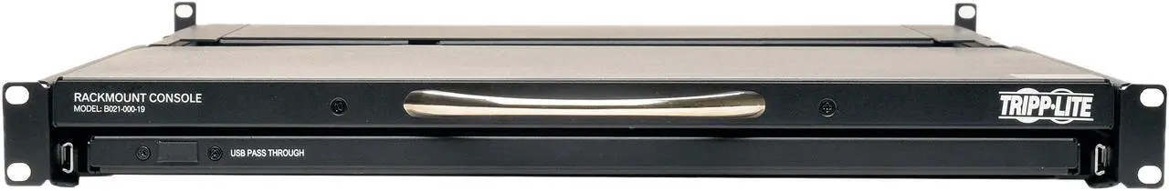 Alt view image 2 of 8 - Tripp Lite 1U Rack-Mount Console with 19" LCD, DVI or VGA, TAA (B021-000-19-HD)