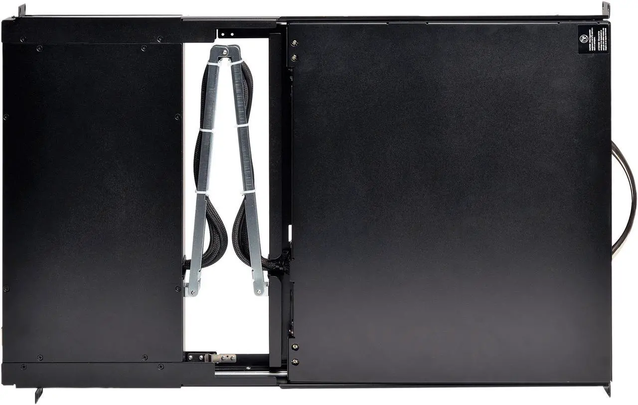 Alt view image 6 of 8 - Tripp Lite 1U Rack-Mount Console with 19" LCD, DVI or VGA, TAA (B021-000-19-HD)