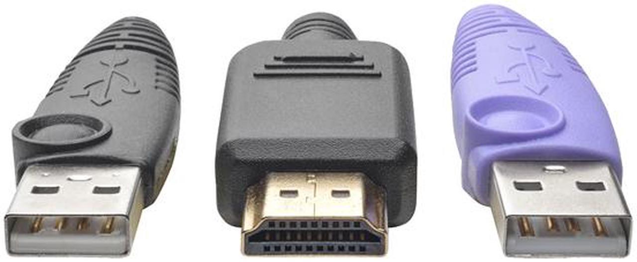 Alt view image 3 of 6 - Tripp Lite HDMI USB Server Interface w/Virtual Media & CAC for B064 KVMs
