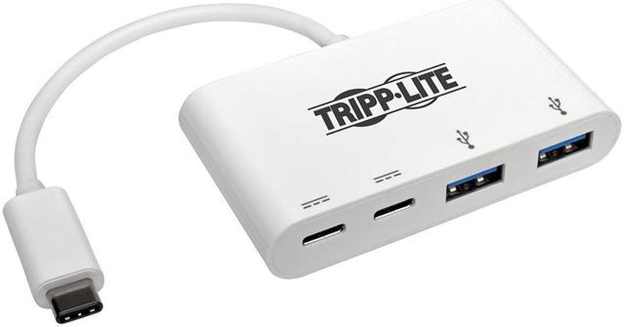 Tripp Lite 4-Port USB 3.1 Gen 1 Portable Hub USB-C to x2 USB-A and x2 USB-C (U460-004-2A2C)