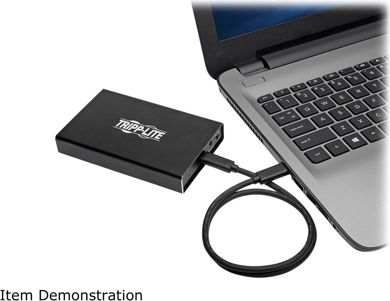 Alt view image 8 of 8 - Tripp Lite U457-025-SATAG2 Drive Enclosure External - Black