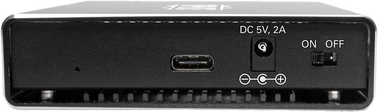 Alt view image 5 of 8 - Tripp Lite U457-025-SATAG2 Drive Enclosure External - Black