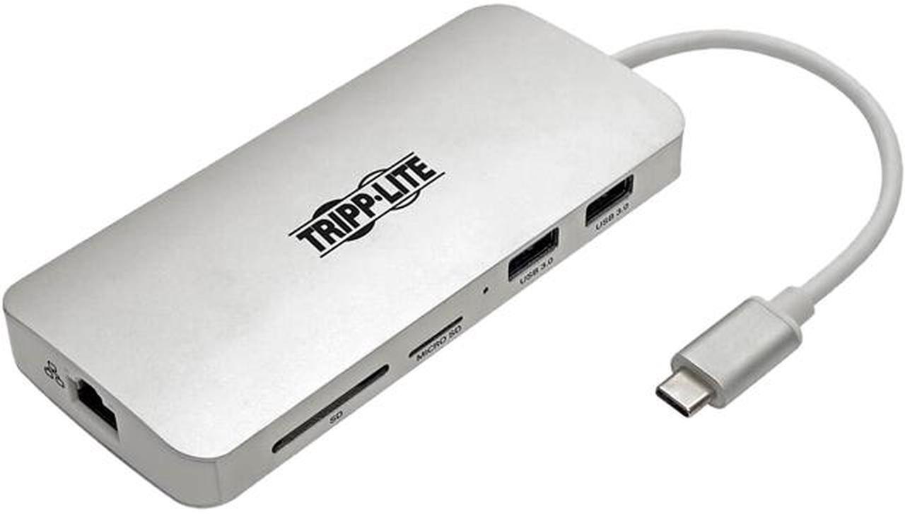 Main image of Tripp Lite USB C Docking Station 4k w/USB Hub HDMI SD/Micro SD Gbe Charging (U442-DOCK11-S)