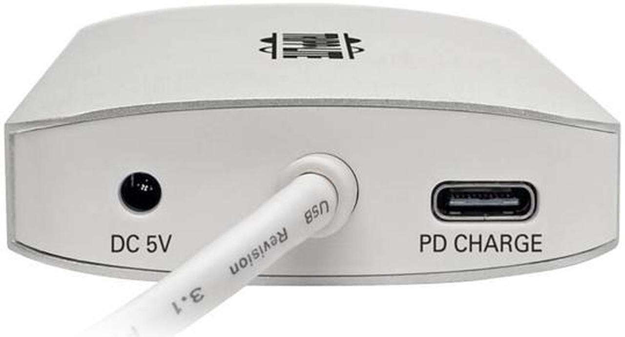 Alt view image 4 of 8 - Tripp Lite USB C Docking Station 4k w/USB Hub HDMI SD/Micro SD Gbe Charging (U442-DOCK11-S)