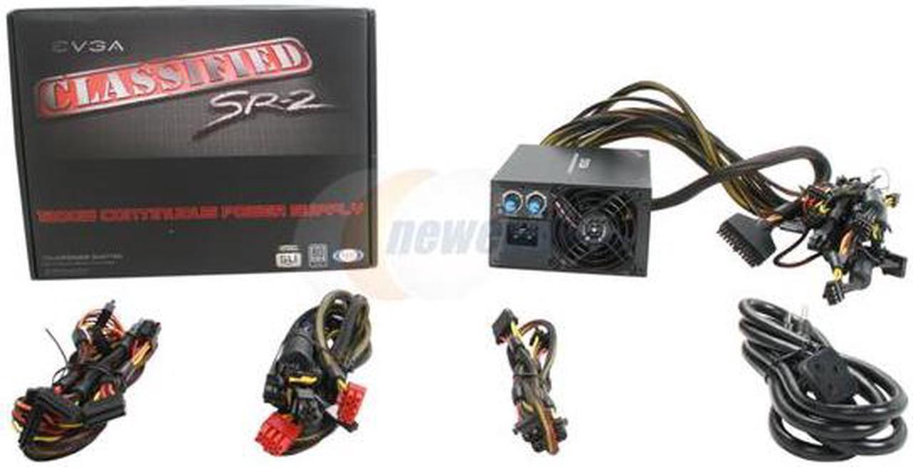 Alt view image 6 of 6 - EVGA Classified SR-2 100-PS-1200-GR 1200 W ATX12V / EPS12V SLI Ready CrossFire Certified 80 PLUS SILVER Certified Modular Active PFC Power Supply