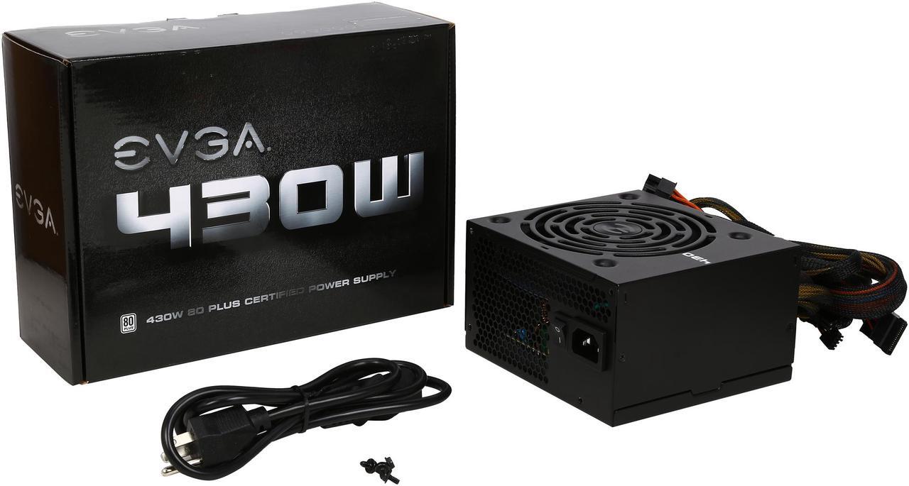 Alt view image 7 of 7 - EVGA 100-W1-0430-RX 430W ATX12V / EPS12V 80 PLUS Certified Active PFC Power Supply Intel 4th Gen CPU Ready Factory Refurbished