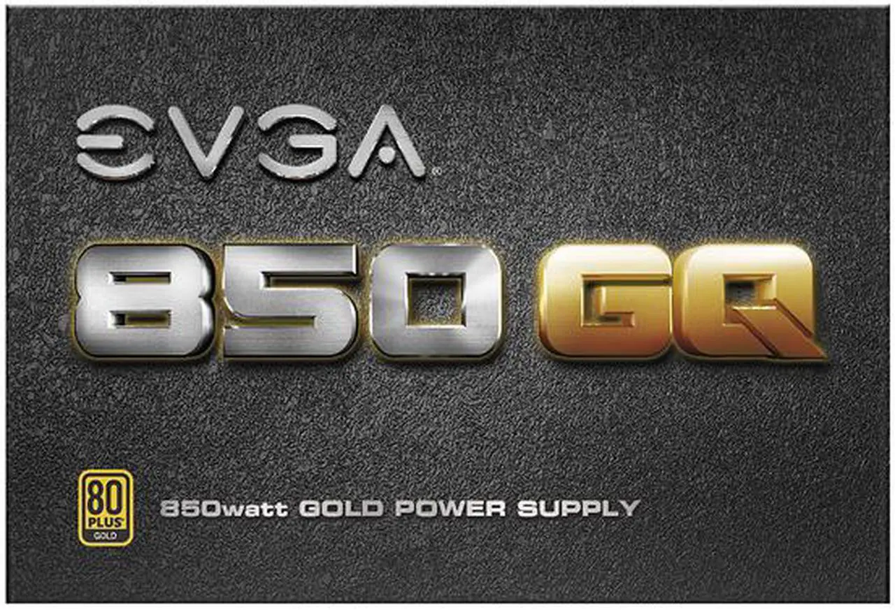 Alt view image 9 of 9 - EVGA 850 GQ 210-GQ-0850-V1 80+ GOLD 850W Semi Modular EVGA ECO Mode Power Supply