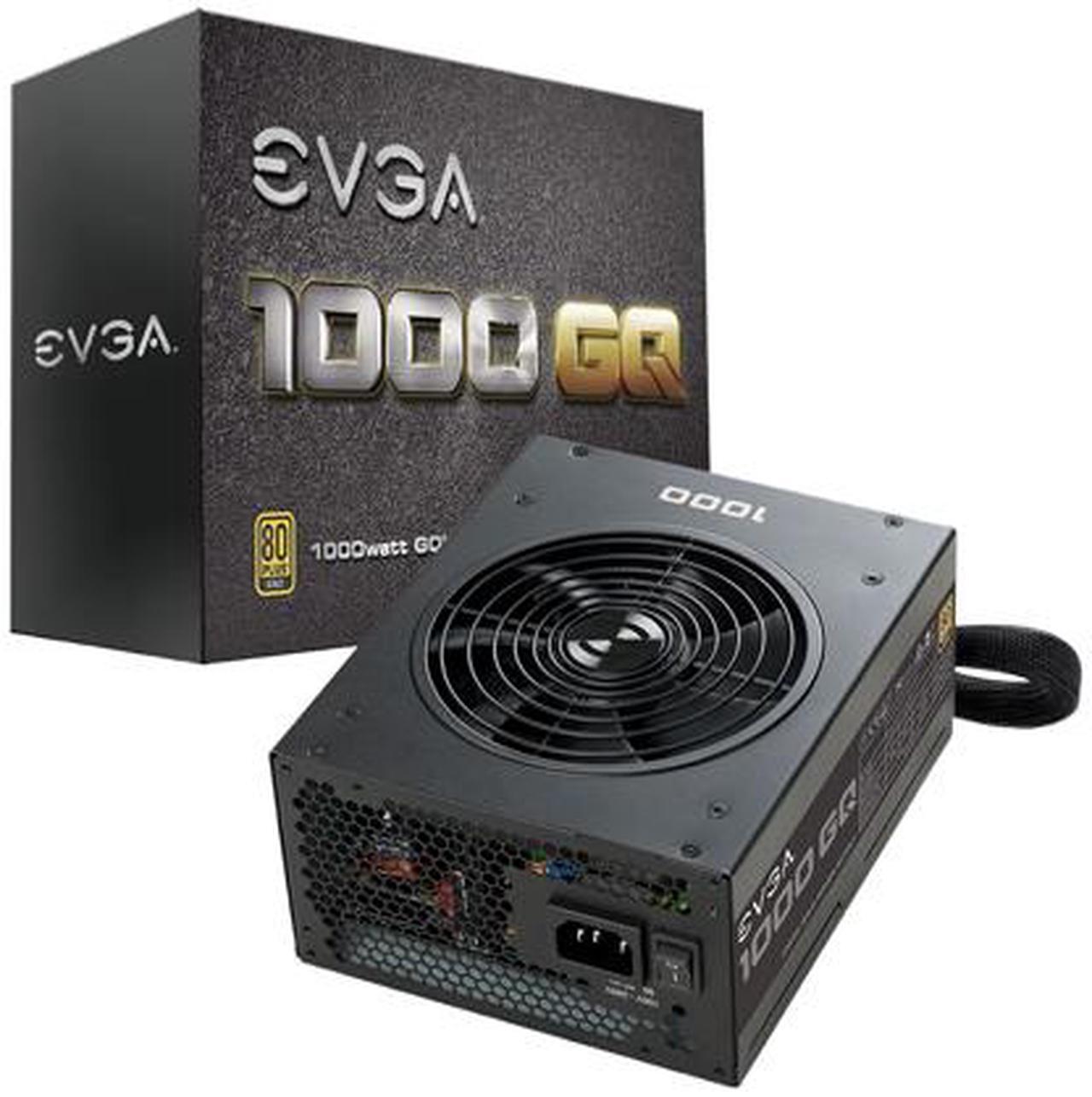 Alt view image 7 of 8 - EVGA 1000 GQ (210-GQ-1000-V3) 1000W ATX SLI Ready CrossFire Ready 80 PLUS GOLD Certified Semi-Modular Active PFC Power Supply