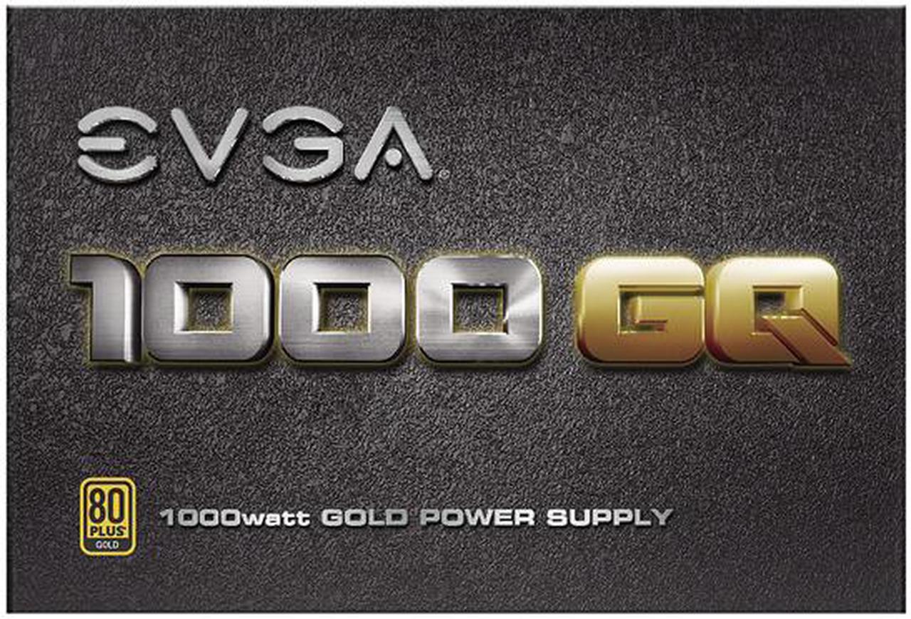 Alt view image 8 of 8 - EVGA 1000 GQ (210-GQ-1000-V3) 1000W ATX SLI Ready CrossFire Ready 80 PLUS GOLD Certified Semi-Modular Active PFC Power Supply
