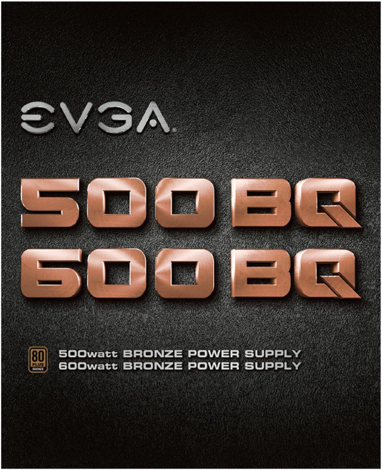 Alt view image 6 of 16 - EVGA 600 BQ 110-BQ-0600-K1 BQ 80 Plus Bronze Semi Modular 600W Power Supply