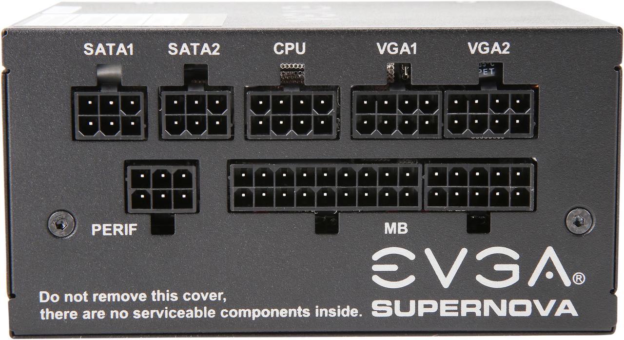 Alt view image 5 of 7 - EVGA SuperNOVA 650 GM, 80 Plus Gold 650W, Fully Modular, ECO Mode with DBB Fan, Includes Power ON Self Tester, SFX Form Factor, Power Supply, 123-GM-0650-Y1