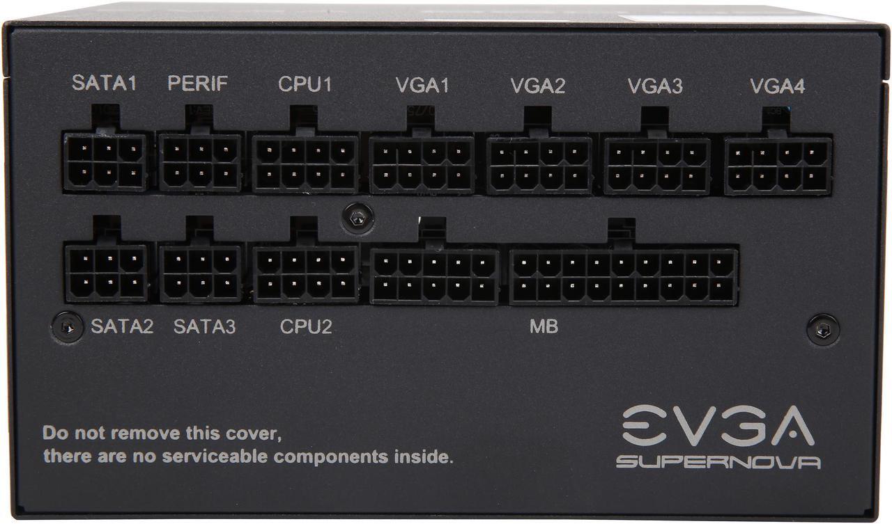 Alt view image 5 of 6 - EVGA SuperNOVA 850 G5, 80 Plus Gold 850W, Fully Modular, ECO Mode with Fdb Fan, 100% Japanese Capacitors, 10 Year Warranty, Compact 150mm Size, Power Supply 220-G5-0850-X1