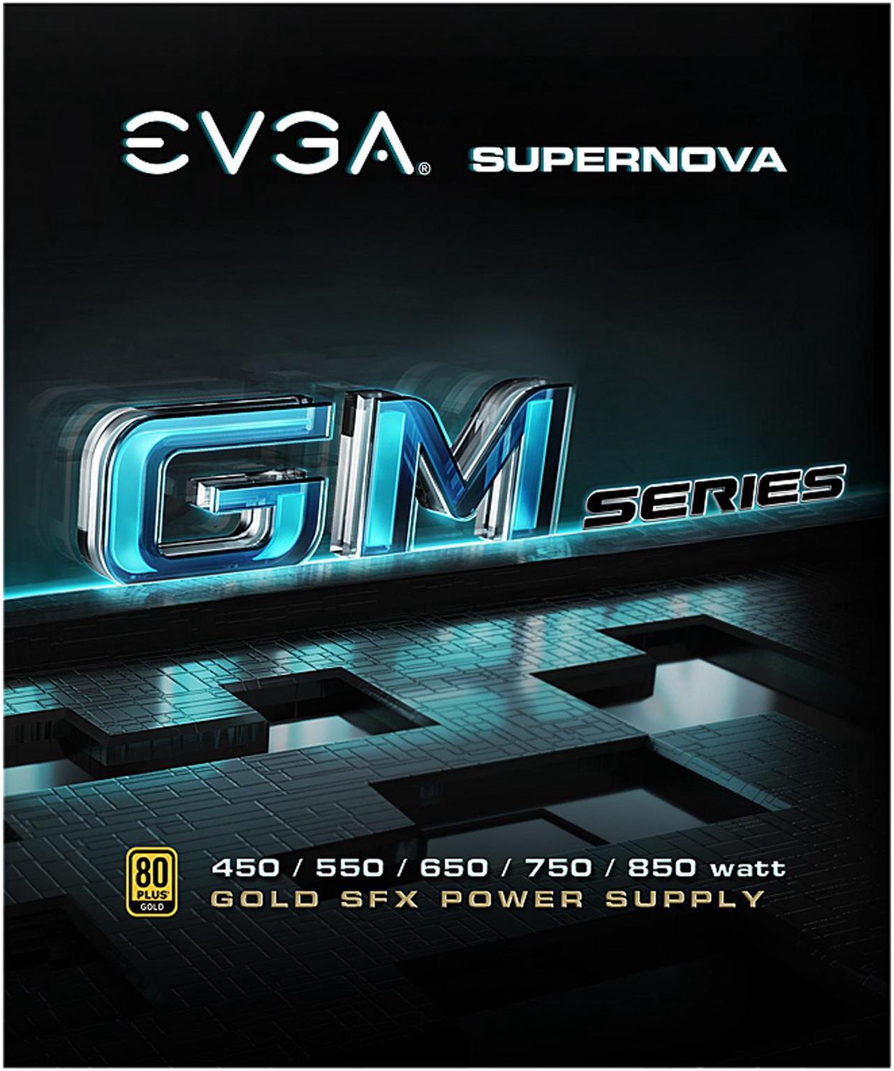Alt view image 8 of 9 - EVGA SuperNOVA 750 GM 123-GM-0750-X1 80 PLUS Gold 750W, Fully Modular, ECO Mode with FDB Fan, Includes Power ON Self Tester, SFX Form Factor, Power Supply