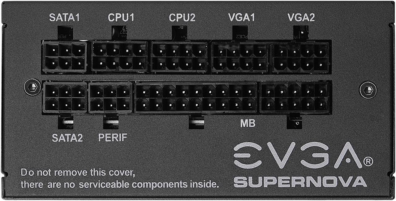 Alt view image 4 of 9 - EVGA SuperNOVA 750 GM 123-GM-0750-X1 80 PLUS Gold 750W, Fully Modular, ECO Mode with FDB Fan, Includes Power ON Self Tester, SFX Form Factor, Power Supply