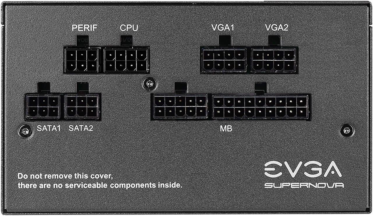Alt view image 4 of 9 - EVGA SuperNOVA 650 P5, 80 Plus Platinum 650W, Fully Modular, Eco Mode with FDB Fan, 10 Year Warranty, Includes Power ON Self Tester, Compact 150mm Size, Power Supply 220-P5-0650-X1