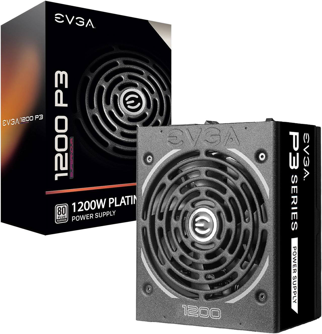 EVGA SuperNOVA P3 220-P3-1200-X1 1200 W ATX12V / EPS12V 80 PLUS PLATINUM Certified Full Modular Active PFC Power Supply