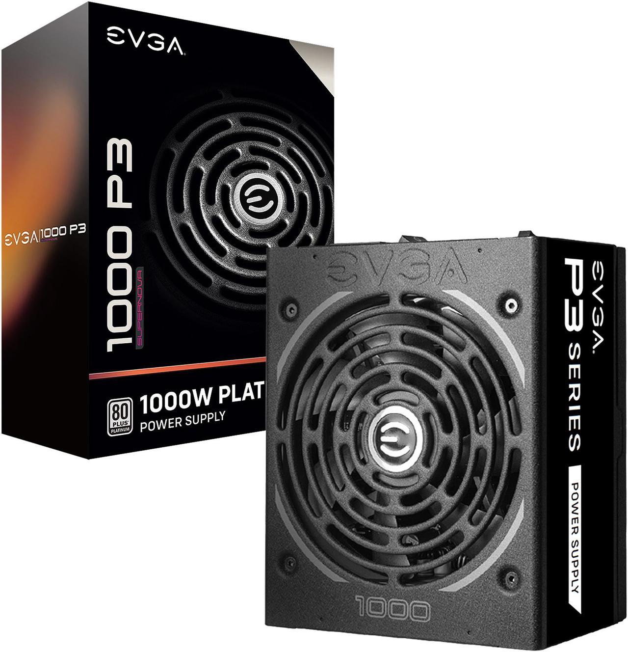 EVGA SuperNOVA P3 220-P3-1000-X1 1000 W ATX12V / EPS12V 80 PLUS PLATINUM Certified Full Modular Active PFC PFC Power Supply