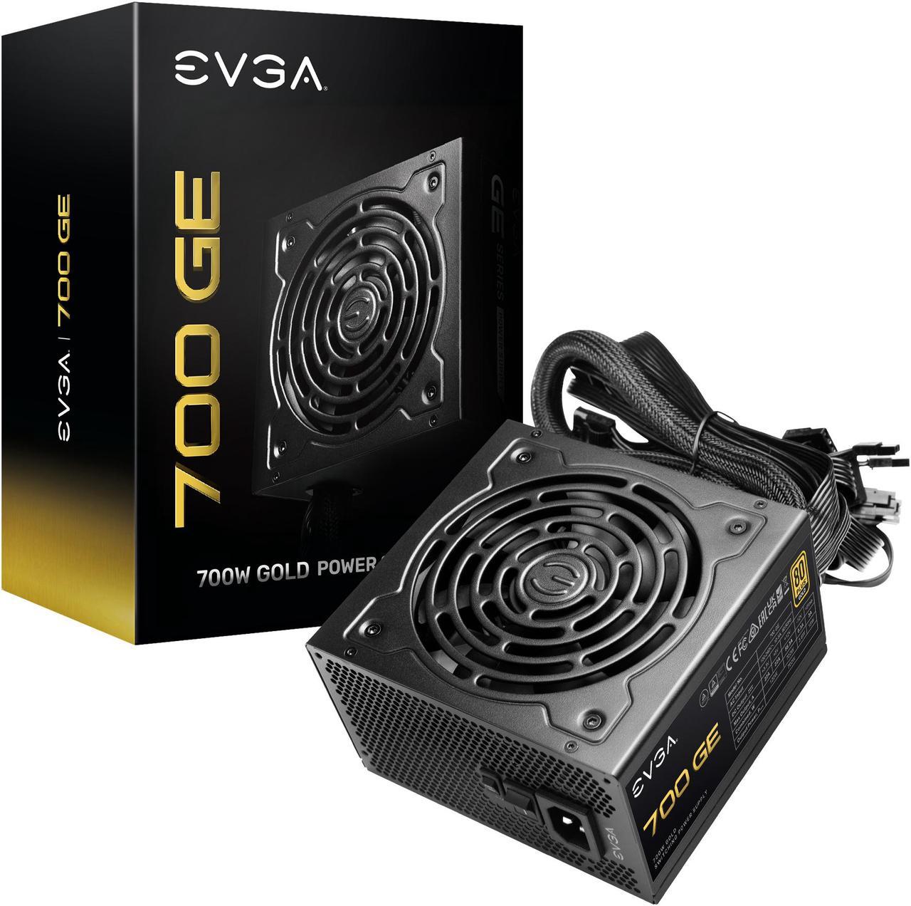 EVGA 700 GE, 80 Plus Gold 700W, Eco Mode, Power Supply 200-GE-0700-V1