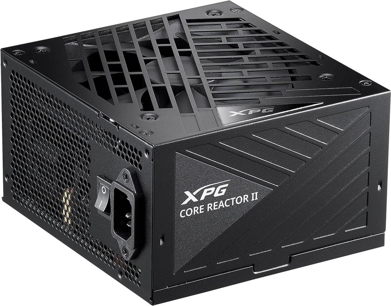 XPG CorereactorII 650W PCIE 5 & ATX 3.0 Power Supply - Full Modular - 80 Plus and Cybenetics GOLD Certified - 100% Japanese 105°C Capacitors (COREREACTORII650G-BKCUS)