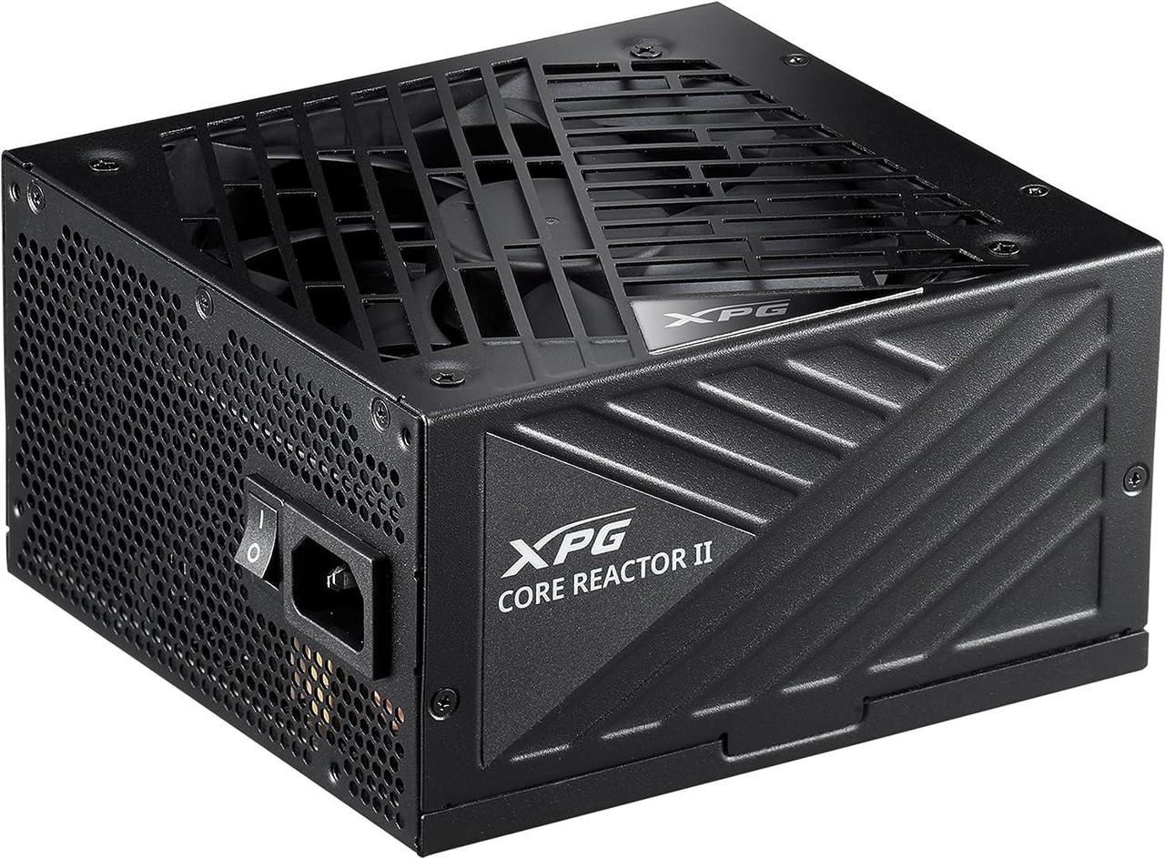 XPG CorereactorII 1000W PCIE 5 & ATX 3.0 Power Supply - Full Modular - 80 Plus and Cybenetics GOLD Certified - 100% Japanese 105°C Capacitors (COREREACTORII1000G-BKCUS)