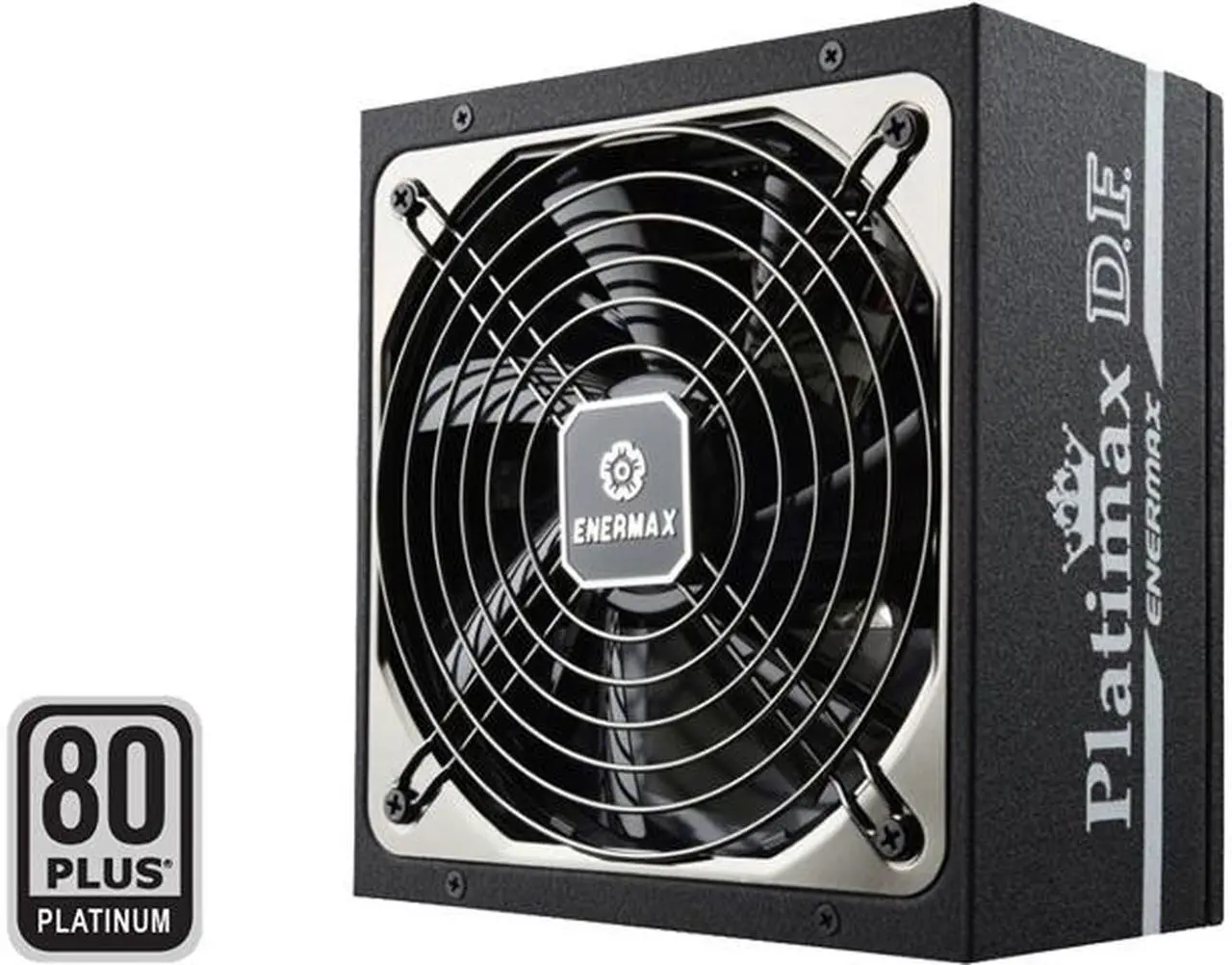 Main image of Enermax Platimax D.F. 1200W 80 PLUS Platinum Certified Full Modular, 10 Year Warranty, Active PFC Power Supply, EPF1200EWT
